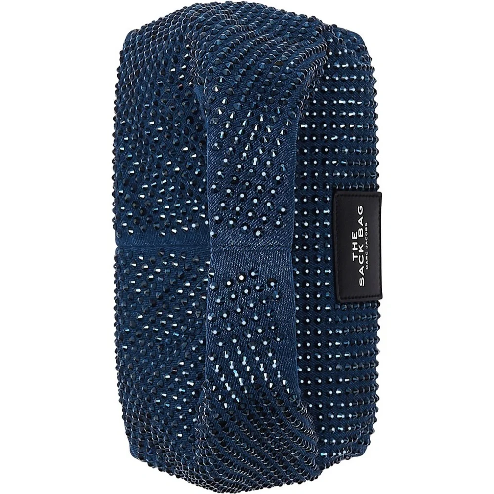 Marc Jacobs The Crystal Denim Mini Sack Bag - Picture 4 of 6